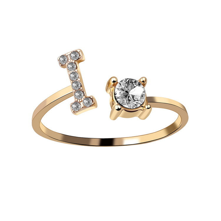 Womens letter ring