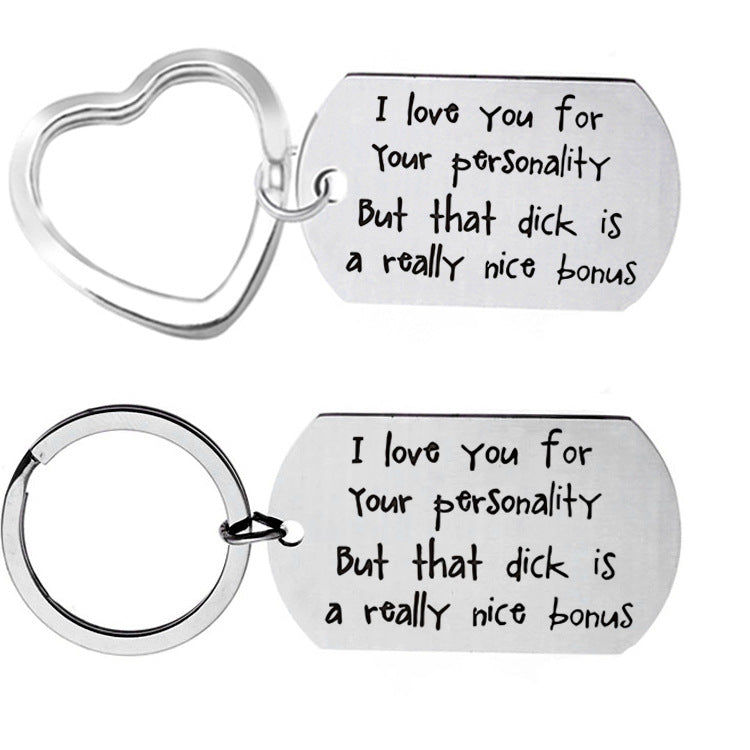 ILY for your personality BUT.. keychain